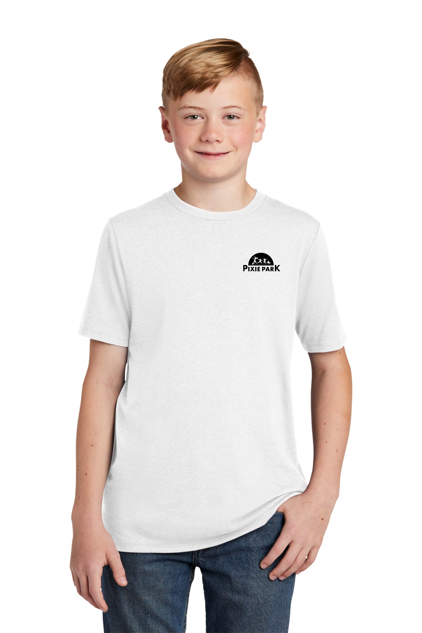 Pixie Park - District Youth Perfect Tri-Tee - White - Small