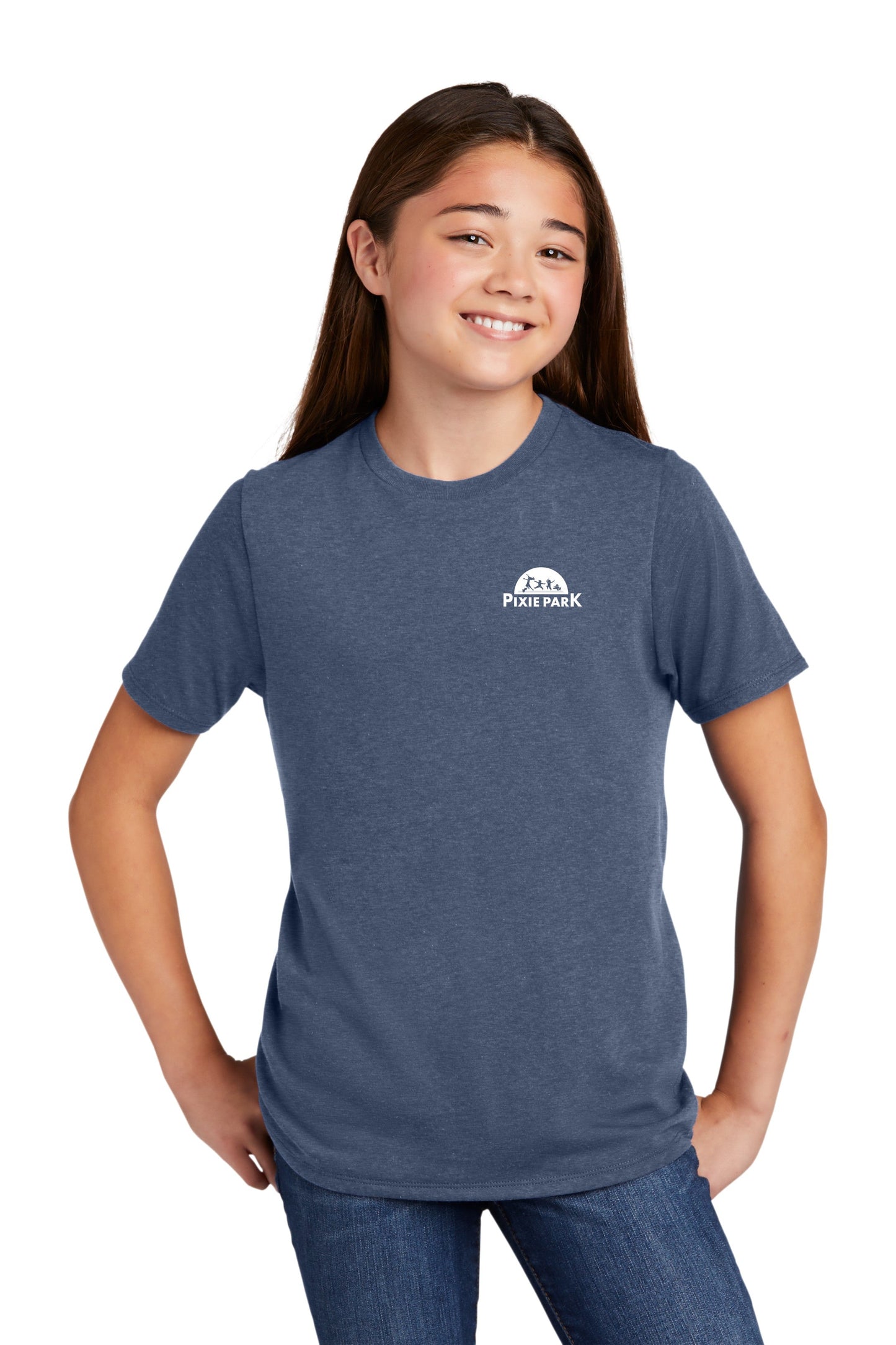 Pixie Park - District Youth Perfect Tri-Tee - Navy Frost - Large
