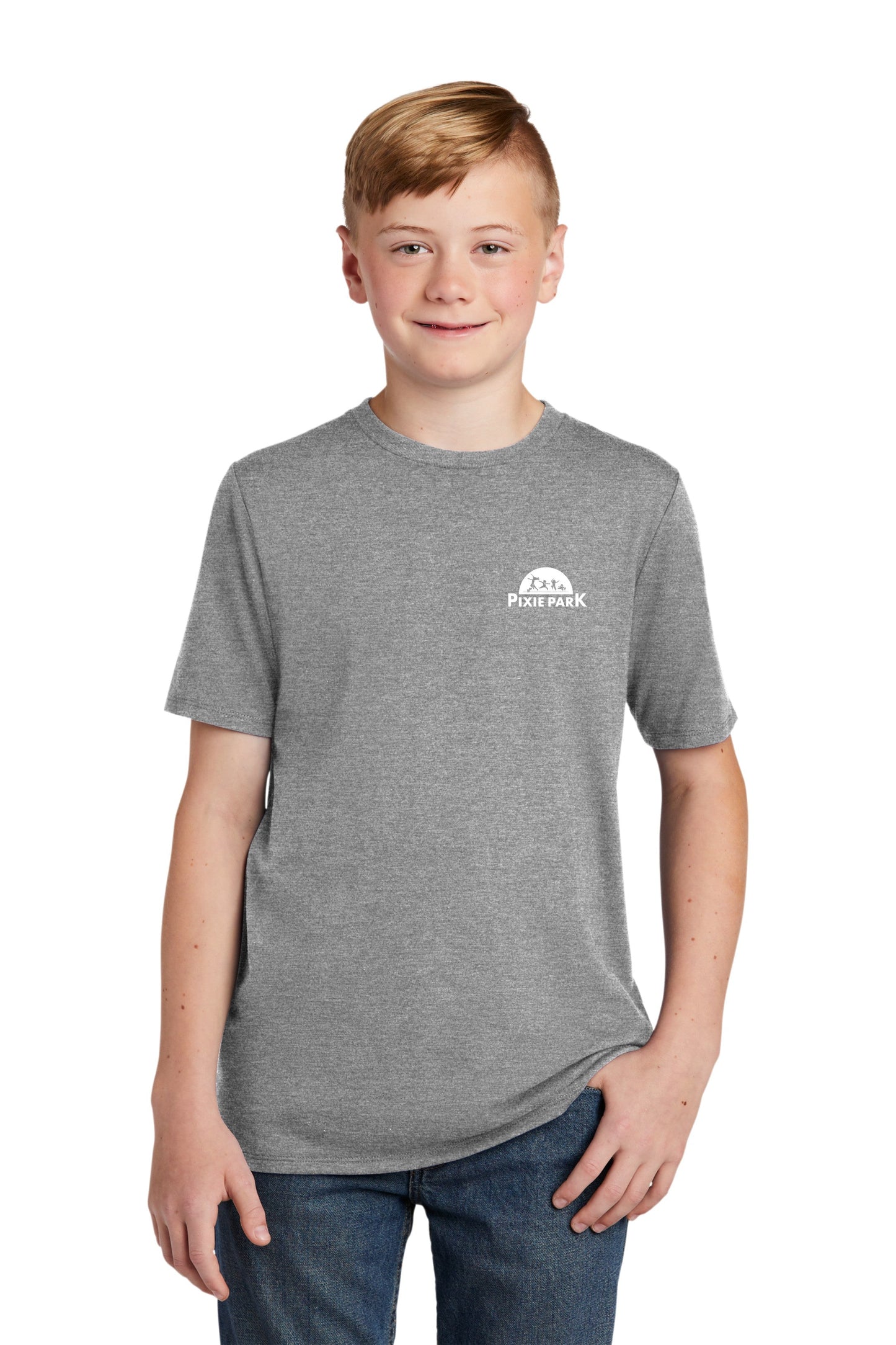 Pixie Park - District Youth Perfect Tri-Tee - Grey Frost - Small