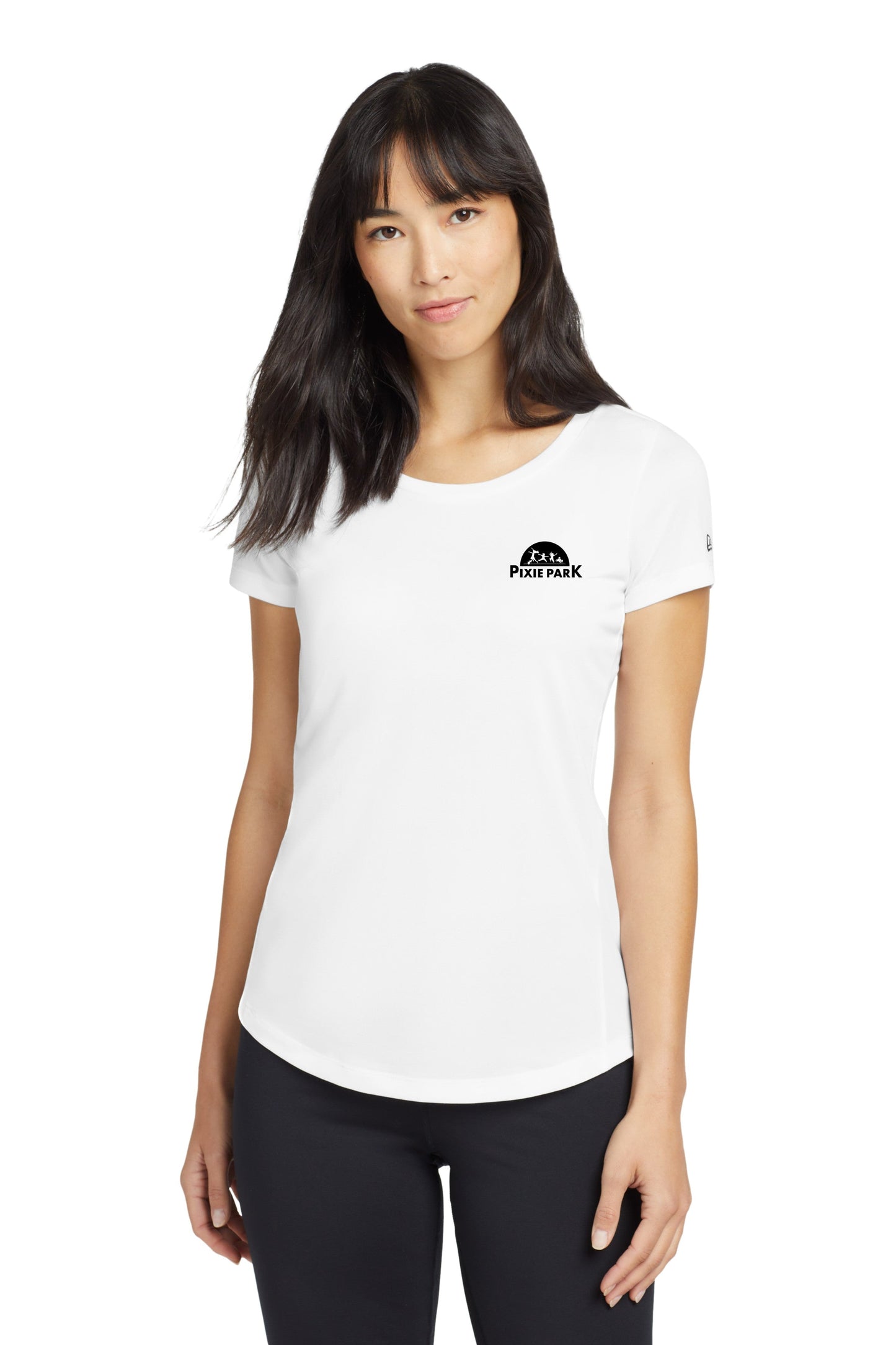 Pixie Park - Women's New Era Series Performance Scoop Tee - Navy - Medium