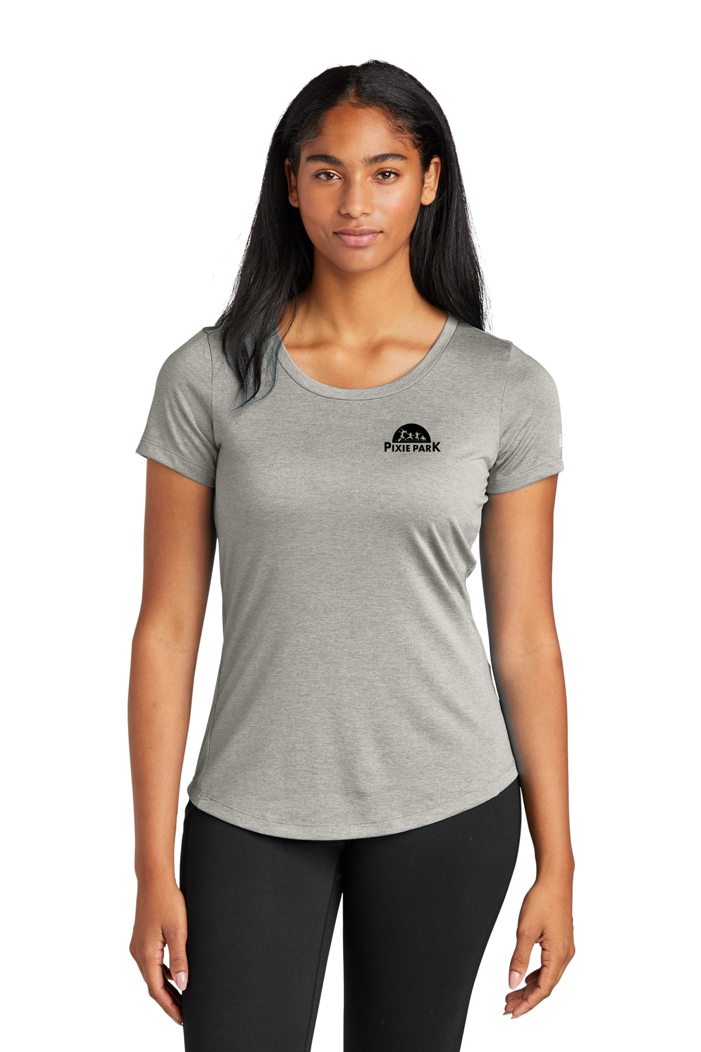 Pixie Park - Women's New Era Series Performance Scoop Tee - Grey - XXL